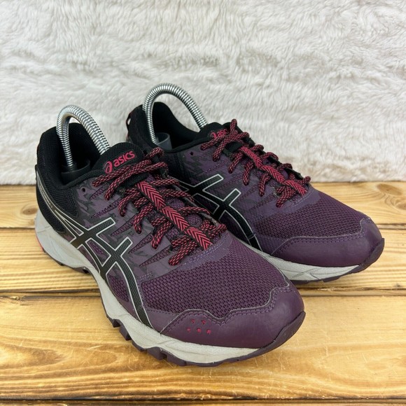ASICS Gel-Sonoma 3 Womens Size 7 Purple Burgundy Athletic Running Shoes T774N - Picture 2 of 13